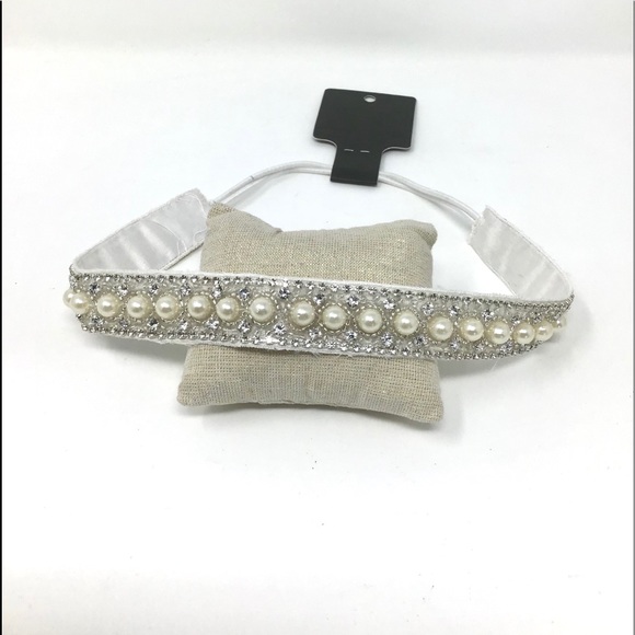 CRYSTAL BEADED BRIDAL/HEADBAND - Picture 4 of 11